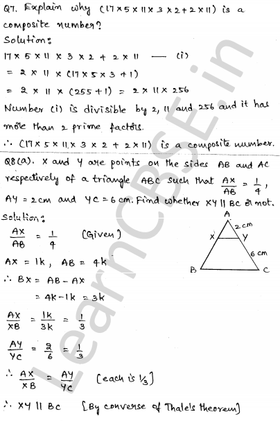 Solved CBSE Sample Papers for Class 10 Maths Set 5 1.4