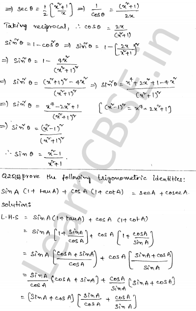 Solved CBSE Sample Papers for Class 10 Maths Set 6 1.23