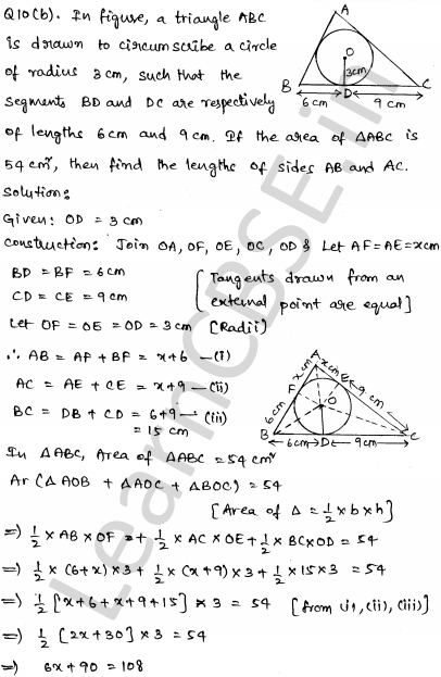 Solved CBSE Sample Papers for Class 10 Maths Set 6 1.7
