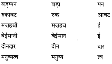 CBSE Class 9 Hindi B व्याकरण उपसर्ग-प्रत्यय 45