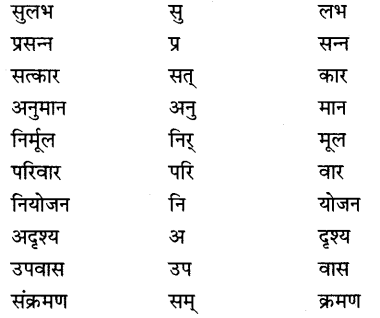 CBSE Class 9 Hindi B व्याकरण उपसर्ग-प्रत्यय 16