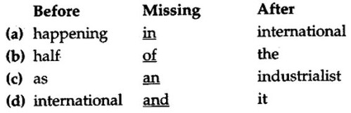 Omission Exercises for Class 10 CBSE with Answers Q4.1