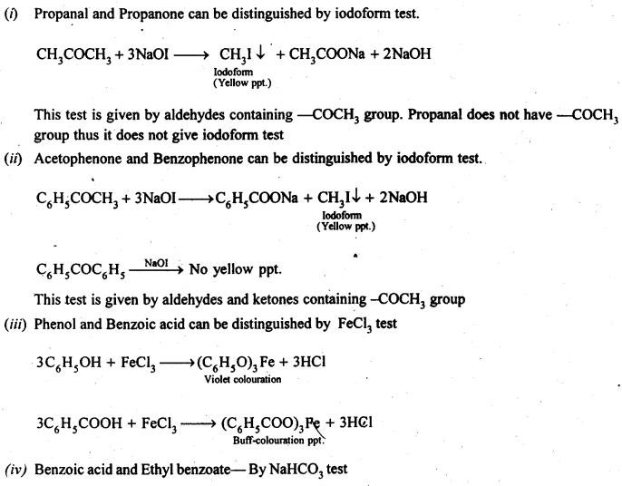 NCERT Solutions For Class 12 Chemistry Chapter 12 Aldehydes Ketones and Carboxylic Acids Exercises Q13