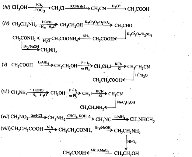 NCERT Solutions For Class 12 Chemistry Chapter 13 Amines Exercises Q5.1