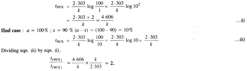 NCERT Solutions For Class 12 Chemistry Chapter 4 Chemical Kinetics Exercises Q18.1