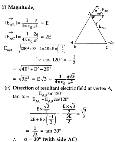 Important Questions for Class 12 Physics Chapter 1 Electric Charges and Fields Class 12 Important Questions 41