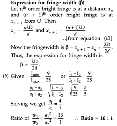 Important Questions for Class 12 Physics Chapter 10 Wave Optics Class 12 Important Questions 124