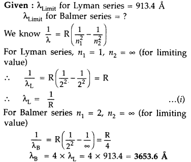 Important Questions for Class 12 Physics Chapter 12 Atoms Class 12 Important Questions 34