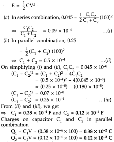 Important Questions for Class 12 Physics Chapter 2 Electrostatic Potential and Capacitance Class 12 Important Questions 96