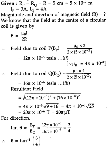 Important Questions for Class 12 Physics Chapter 4 Moving Charges and Magnetism Class 12 Important Questions 136