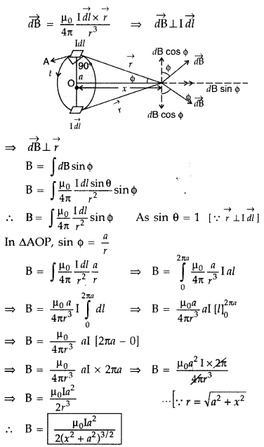 Important Questions for Class 12 Physics Chapter 4 Moving Charges and Magnetism Class 12 Important Questions 159