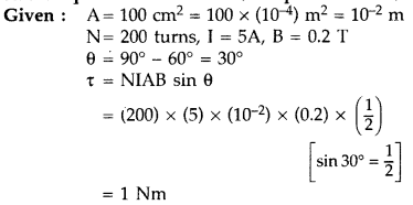 Important Questions for Class 12 Physics Chapter 4 Moving Charges and Magnetism Class 12 Important Questions 44