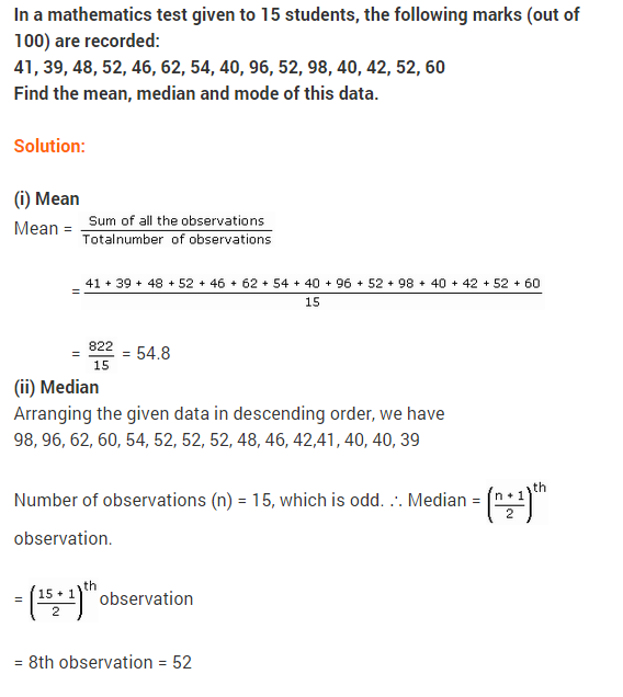 Maths NCERT Solutions Class 9 Chapter 14 Statistics Ex 14.4 A2