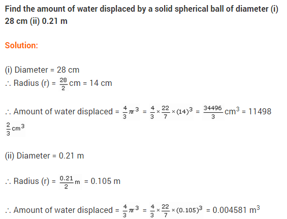 NCERT Class 9 Maths Solutions Chapter 13 Surface Areas and Volumes Ex 13.8 A2