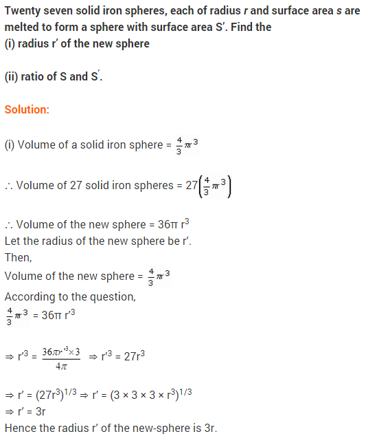 NCERT Class 9 Maths Solutions Chapter 13 Surface Areas and Volumes Ex 13.8 A9