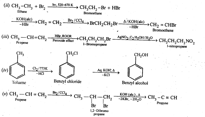 NCERT Solutions For Class 12 Chemistry Chapter 10 Haloalkanes and Haloarenes Exercises Q11.1