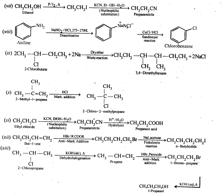 NCERT Solutions For Class 12 Chemistry Chapter 10 Haloalkanes and Haloarenes Exercises Q19.1