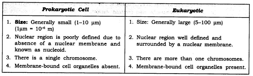 NCERT Solutions For Class 9 Science Chapter 5 The Fundamental Unit of Life Intext Questions Page 63 Q1