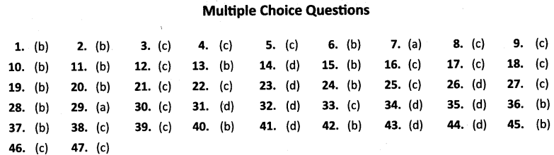 NCERT Solutions for Class 10 Social Science Geography Chapter 7 Lifelines of National Economy MCQs Answers