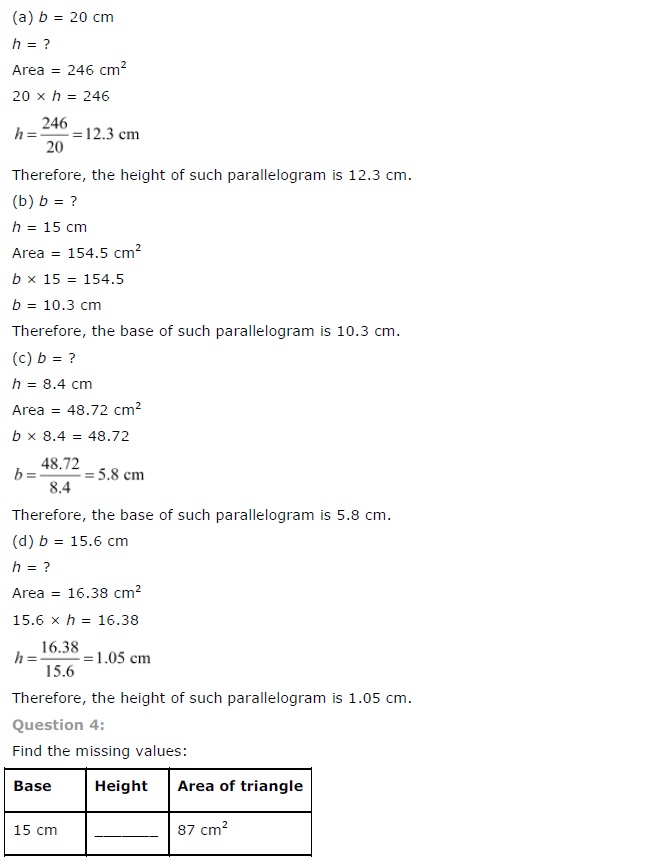 NCERT Solutions for Class 7 Maths Chapter 11 Perimeter and Area Ex 11.2 Q3