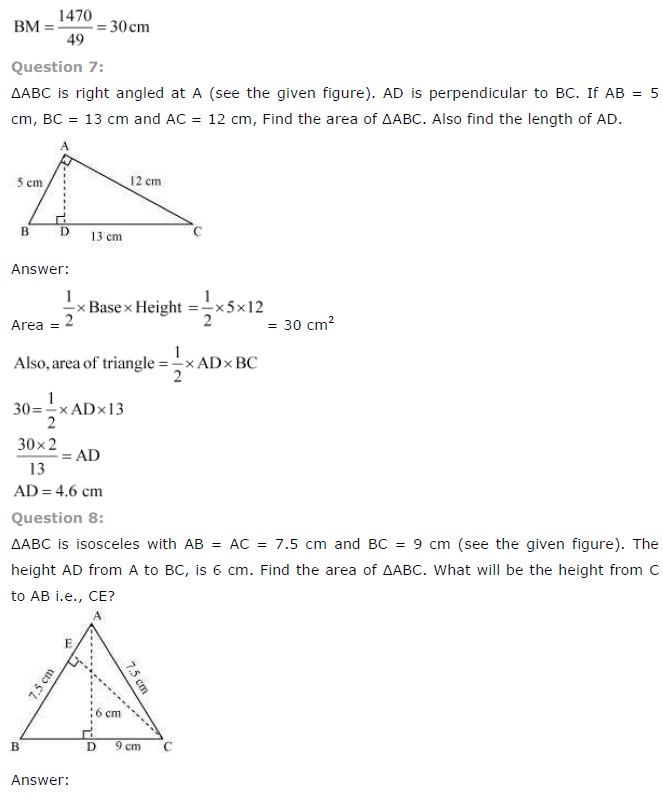 NCERT Solutions for Class 7 Maths Chapter 11 Perimeter and Area Ex 11.2 Q6