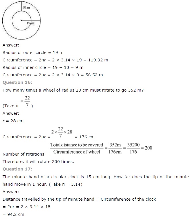 NCERT Solutions for Class 7 Maths Chapter 11 Perimeter and Area Ex 11.3 Q7