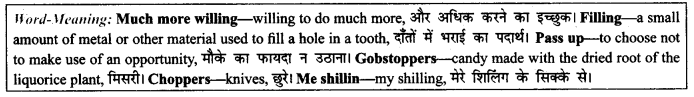 NCERT Solutions for Class 9 English Literature Chapter 11 Oh, I Wish I'd Looked After Me Teeth Paraphrase Q2