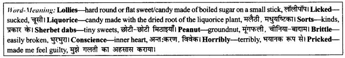 NCERT Solutions for Class 9 English Literature Chapter 11 Oh, I Wish I'd Looked After Me Teeth Paraphrase Q3