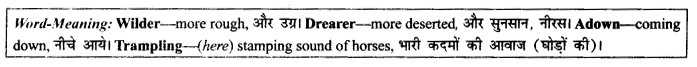 NCERT Solutions for Class 9 English Literature Chapter 9 Lord Ullins Daughter Paraphrase Q8