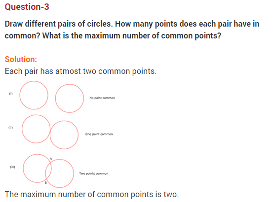 NCERT Solutions for Class 9 Maths Chapter 10 Circles Ex 10.3 A3