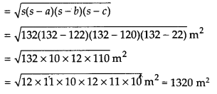 NCERT Solutions for Class 9 Maths Chapter 12 Heron's Formula Ex 12.1 Q2.1