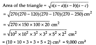 NCERT Solutions for Class 9 Maths Chapter 12 Heron's Formula Ex 12.1 Q5