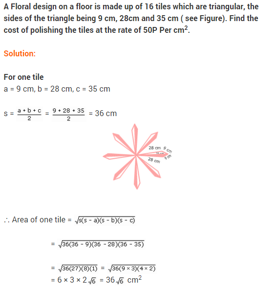 NCERT Solutions for Class 9 Maths Chapter 12 Heron's Formula Ex 12.2 A8