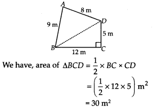 NCERT Solutions for Class 9 Maths Chapter 12 Heron's Formula Ex 12.2 Q1