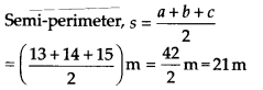 NCERT Solutions for Class 9 Maths Chapter 12 Heron's Formula Ex 12.2 Q9.1