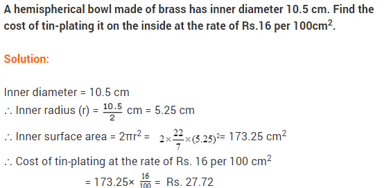 NCERT Solutions for Class 9 Maths Chapter 13 Surface Areas and Volumes Ex 13.4 A5