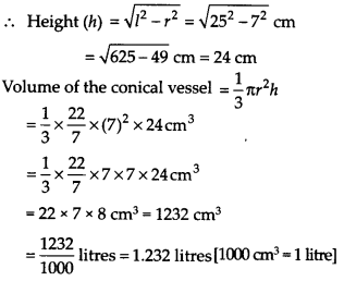 NCERT Solutions for Class 9 Maths Chapter 13 Surface Areas and Volumes Ex 13.7 Q2