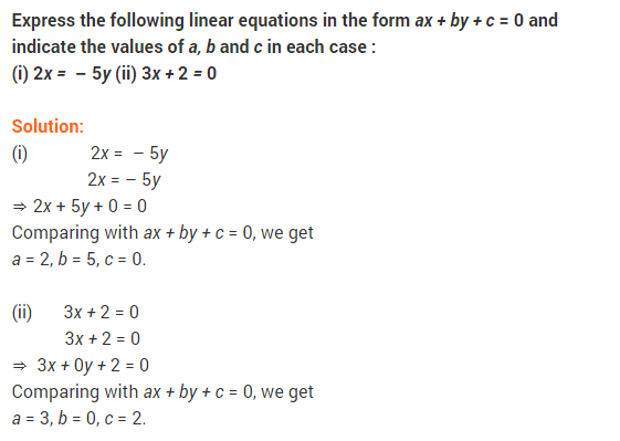 NCERT Solutions for Class 9 Maths Chapter 4 Linear Equations in Two Variables Ex 4.2 Q2