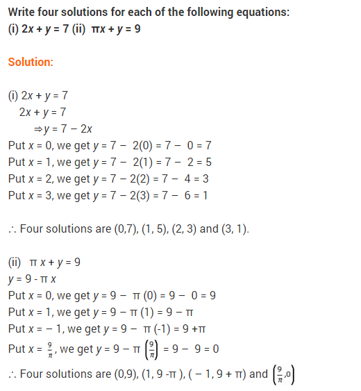 NCERT Solutions for Class 9 Maths Chapter 4 Linear Equations in Two Variables Ex 4.2 Q5