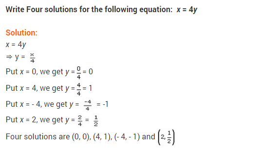 NCERT Solutions for Class 9 Maths Chapter 4 Linear Equations in Two Variables Ex 4.2 Q6