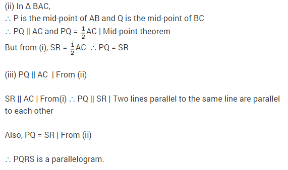 NCERT Solutions for Class 9 Maths Chapter 8 Quadrilaterals Ex 8.2 q1.1