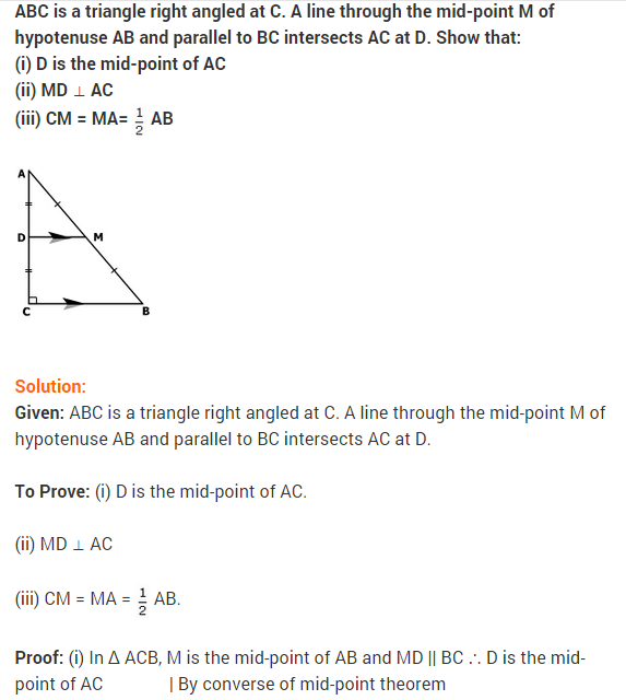 NCERT Solutions for Class 9 Maths Chapter 8 Quadrilaterals Ex 8.2 q7