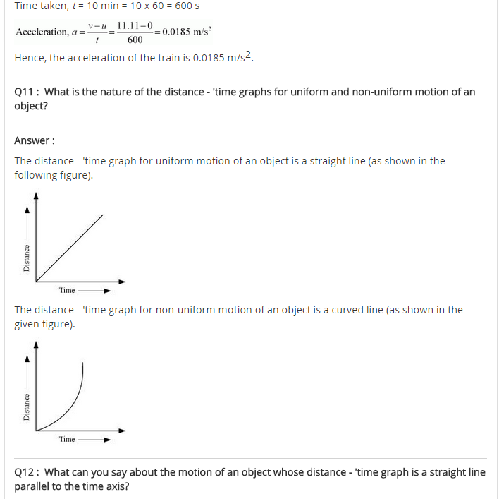 NCERT Solutions for Class 9 Science Chapter 8 Motion 5