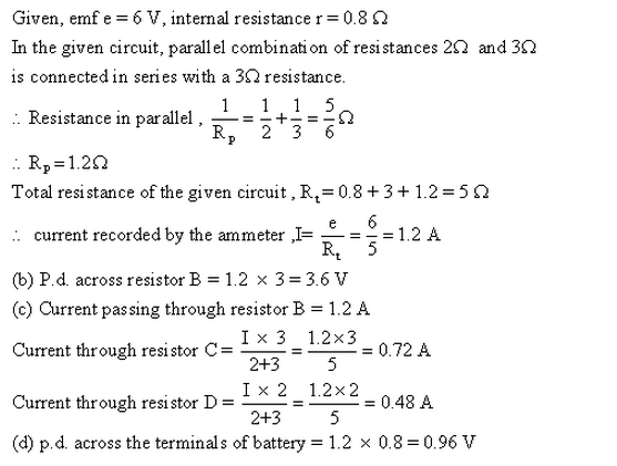 Frank ICSE Class 10 Physics Solutions Current Electricity 61
