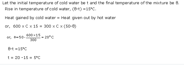 Frank ICSE Class 10 Physics Solutions Heat Calorimetry 14