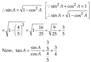 NCERT Exemplar Class 10 Maths Chapter 8 Introduction to Trigonometry and Its Applications Ex 8.1 2