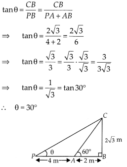NCERT Exemplar Class 10 Maths Chapter 8 Introduction to Trigonometry and Its Applications Ex 8.2 20