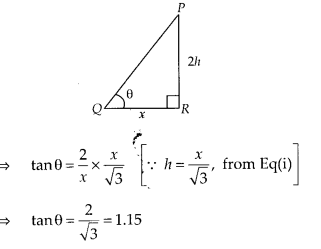 NCERT Exemplar Class 10 Maths Chapter 8 Introduction to Trigonometry and Its Applications Ex 8.2 23
