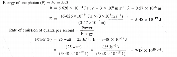 NCERT Solutions for Class 11 Chemistry Chapter 2 Structure of Atom Q11