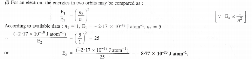 NCERT Solutions for Class 11 Chemistry Chapter 2 Structure of Atom Q16